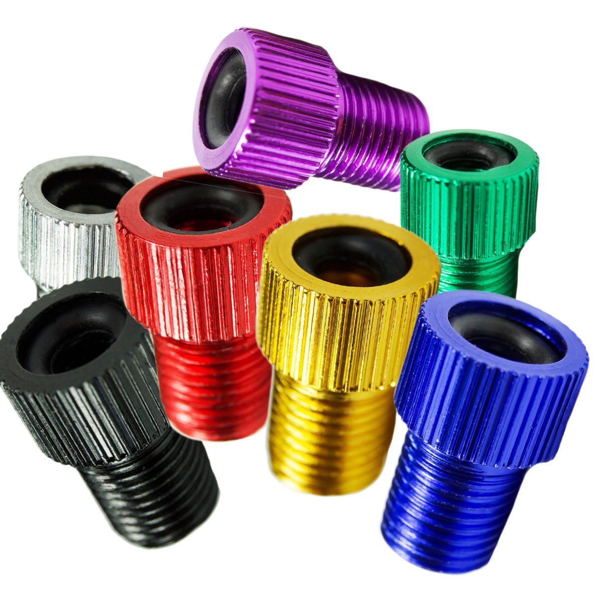 2 st cykelventil adapter pump mtb cykel luftventil adapter hjul gasadaptrar cykel munstycke rör verktyg tillbehör 2 färger