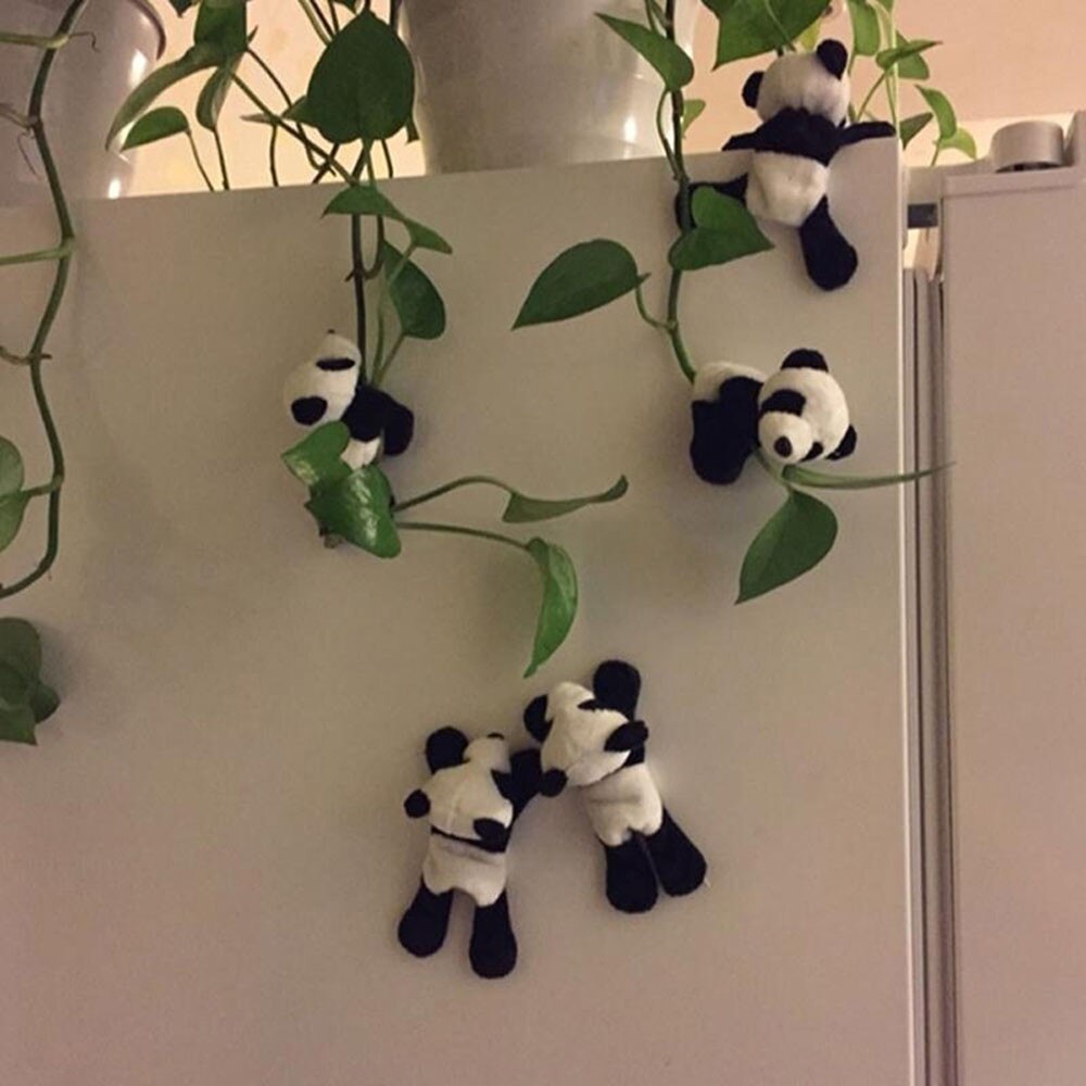 Leuke Pluche Panda Magneet Koelkast Sticker Kerstcadeau Home Kitchen Decor Accessoires Imanes Para El Refrigerador