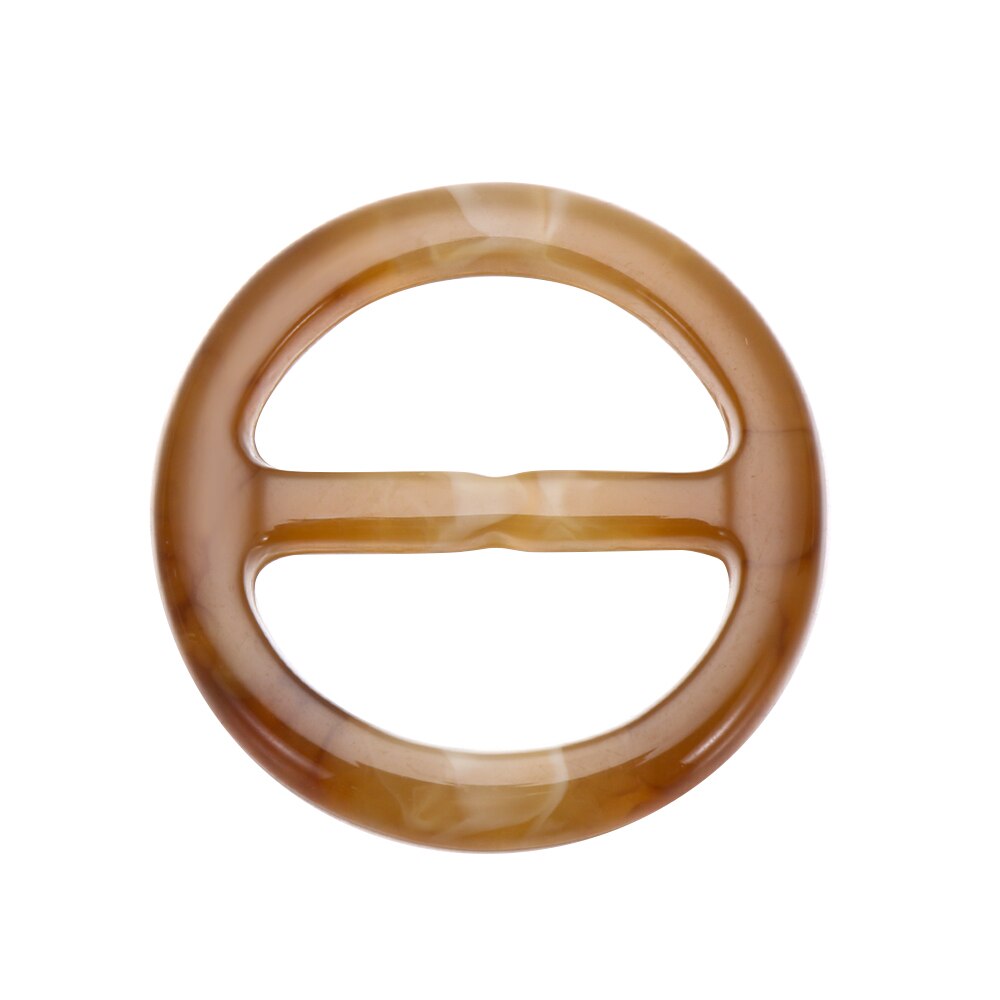 Round Resin Belt Buckle Scarf Clips Ring Adjust Buckle T-shirt Coat Waist Buttons DIY Clothing Decor Crafts Garment Accessories: 3