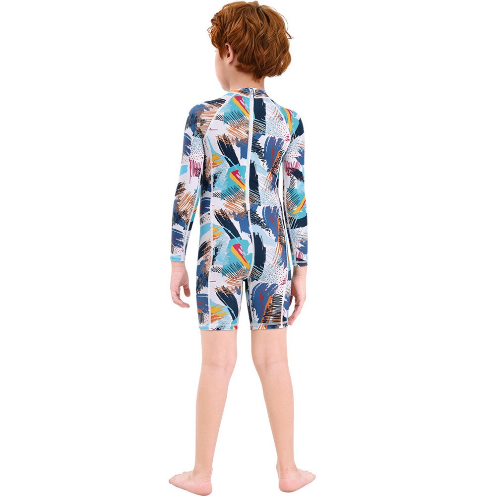 freundlicher Swimwears Tauchen Anzüge Lange Ärmel Jungen Mädchen Surfen Bademode Jungen Und Mädchen Tauchen Anzüge einteiliges Sonnenschutz Ausschlag