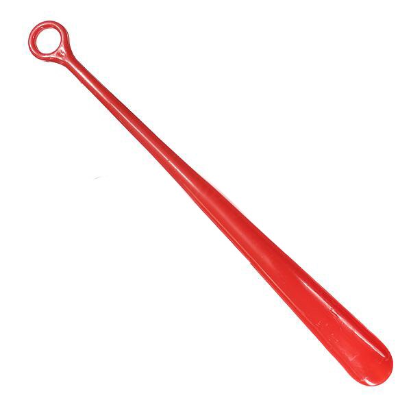 18.5Inch Plastic Extra Lange Steel Schoenlepel Schoenlepel Flexibele Stevige Slip Aid: Red