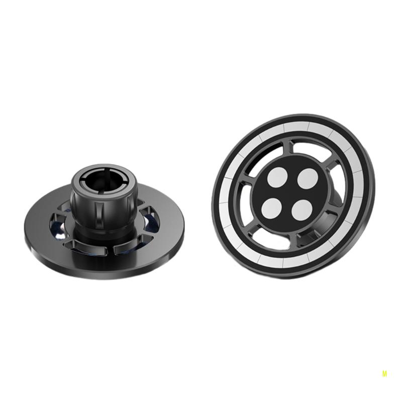 Base montaje para coche para bola articulada 17mm diámetro para teléfono 15 14 13 soporte magnético F19E: Negro