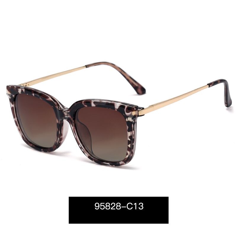 2 in 1 Polarized Magnet Clip On Eyeglasses Frame for Women TR90 Cat Eye Optical Glasses Frame Female Myopia Prescription: c13