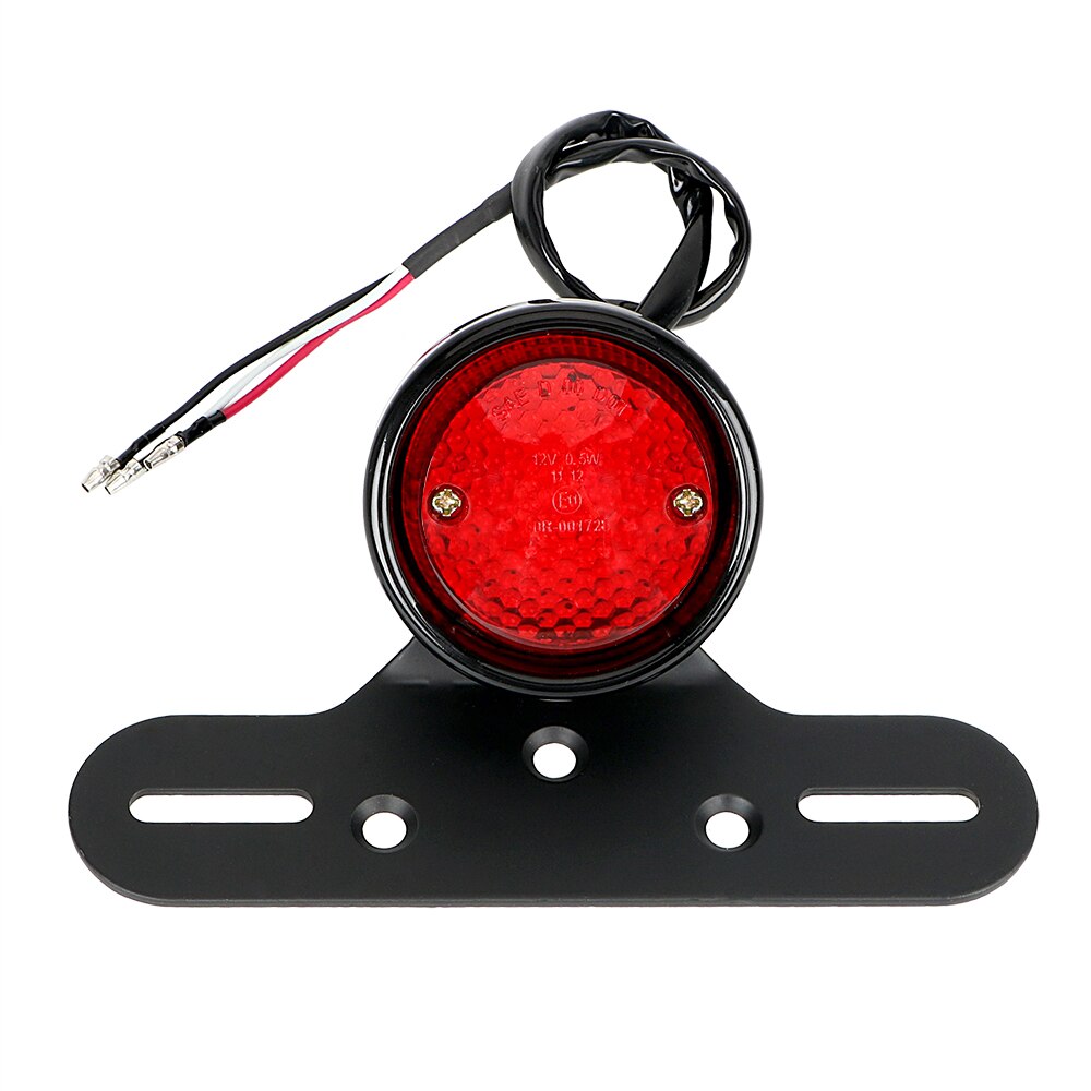 Luces traseras para motocicleta Chopper Bobber Cafe Racer, luz LED trasera de freno, accesorios para moto