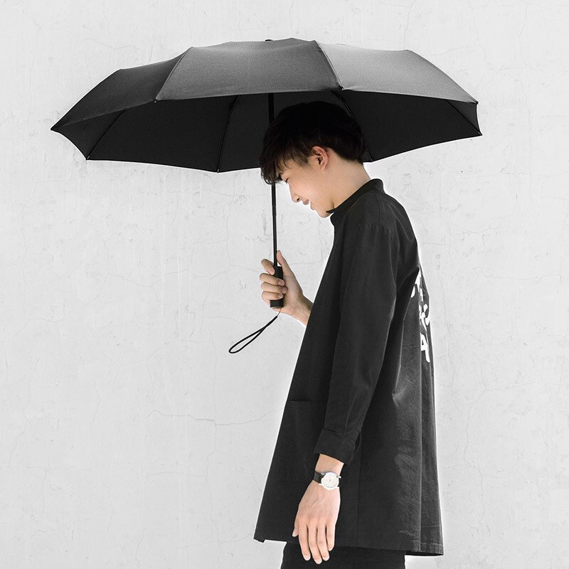 Xiaomi-Paraguas automático supergrande, sombrilla Anti-UV fuerte, resistente a la lluvia y al viento, para viajes y excursiones en familia