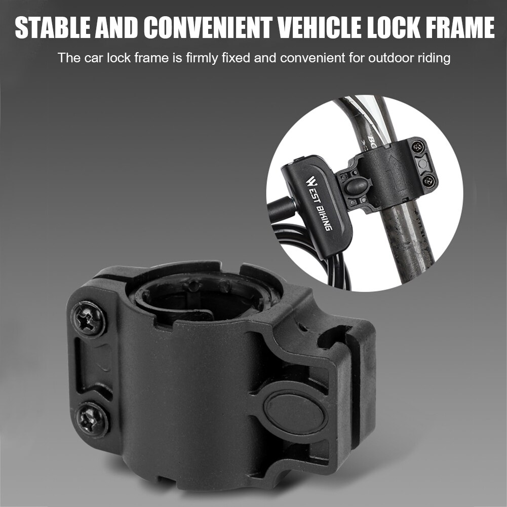 1.2m Bike Cable Lock Anti-theft Bicycle Motorcycle Cycling Equipment for WEST BIKING Outdoor Caring Personal Bicycle Supply