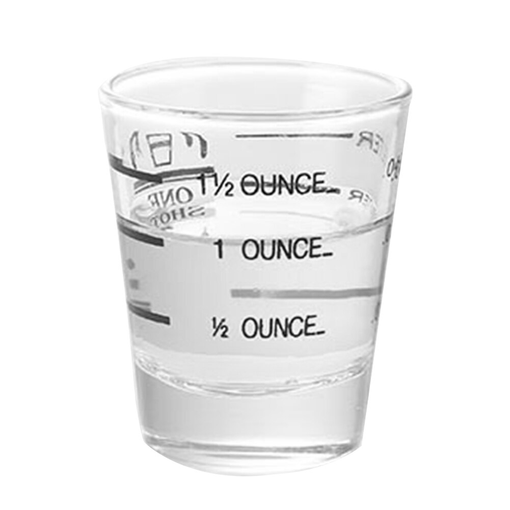 30/45/60ml Thickened Glass Ounces Cup Coffee Cup Espresso Measuring Scale Cup Transparent Water Cup