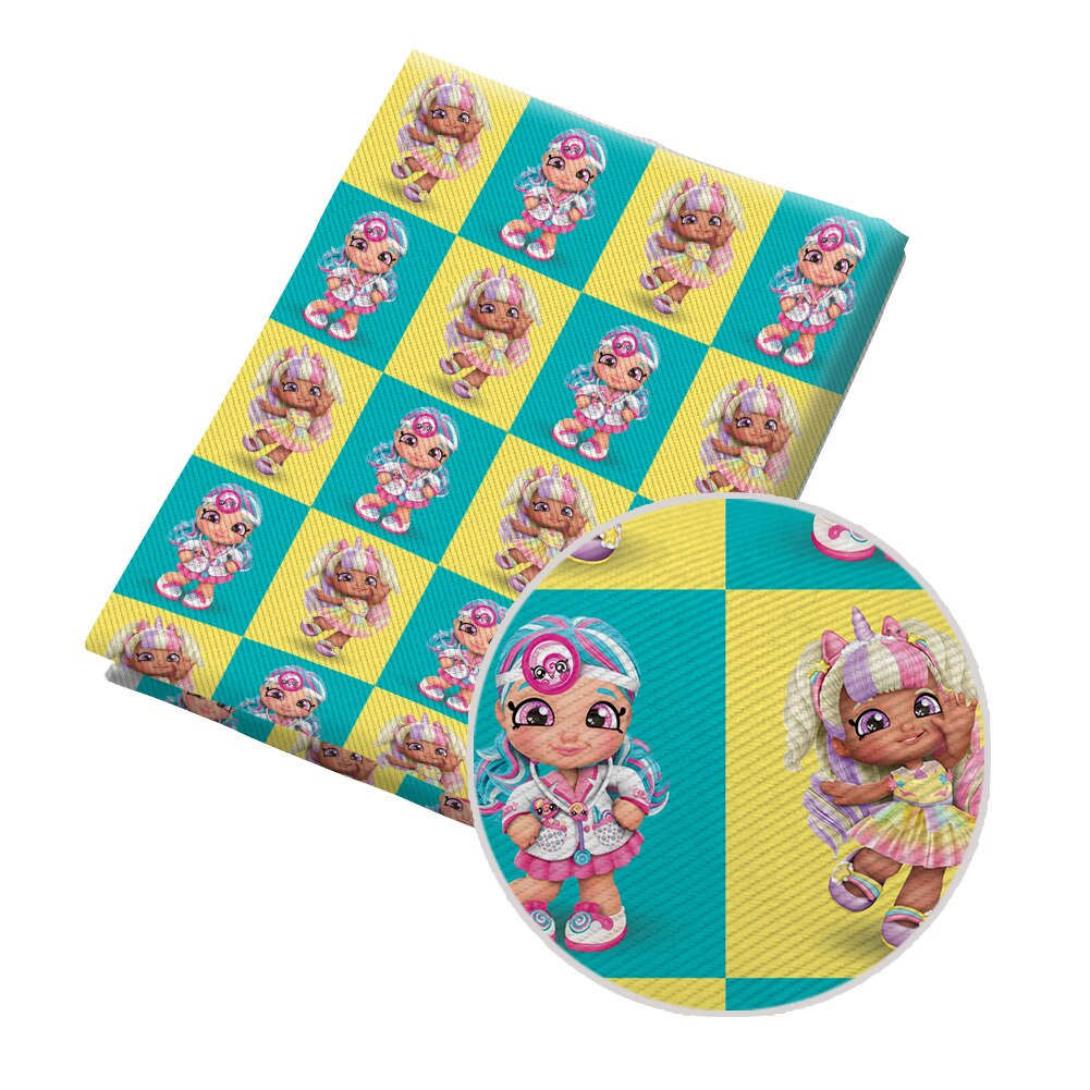 Polyester Katoen Kawaii Kids Pop Meisje Stof Voor Kinderen Kleding Hometextile Gordijn Kussenhoes Diy 50*145Cm: PL4404