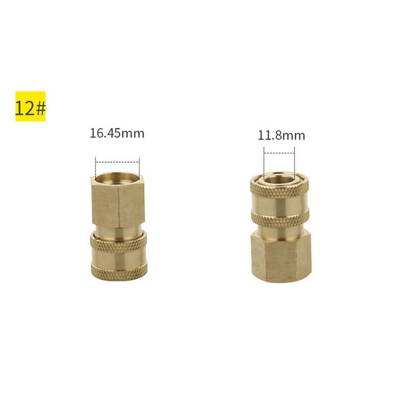 1/4 &quot;Quick Connect Koppler Adapter-Auto Sauber 1 ~ 14 # Waschen Druck Washer Anschluss für Schnelle Anschluss garten Schlauch Auto Washer: Lila
