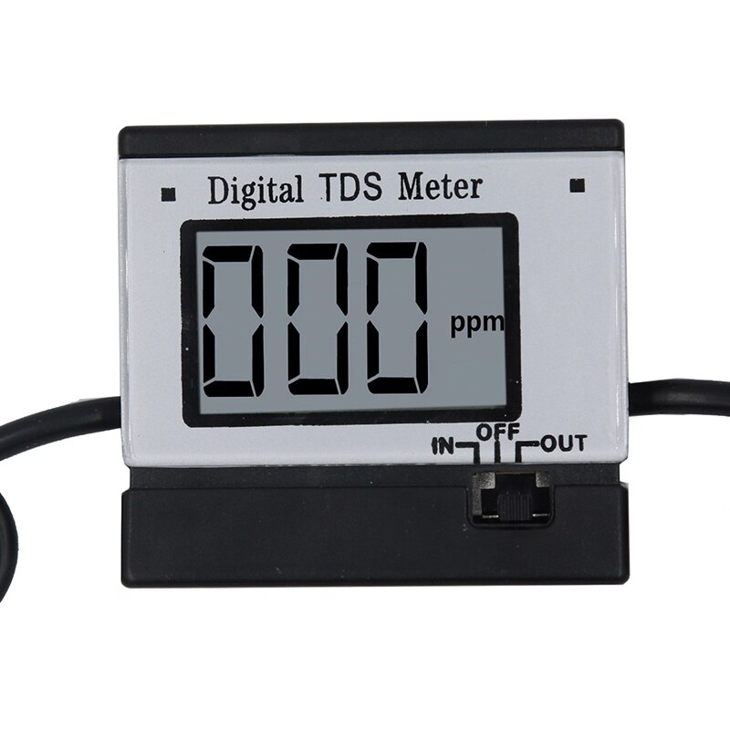 Digital dobbel overvåking av oppløste faste stoffer vannquakity meter 0 ～ 1999mg/ l(ppm) måler for oppløste faste stoffer