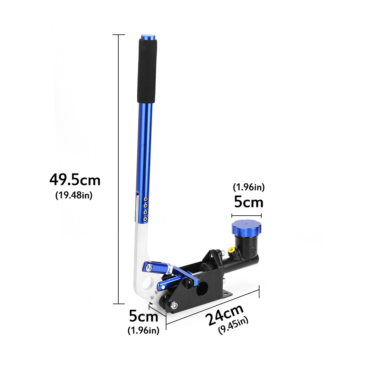 32.4cm Adjustable Hydraulic Handbrake E Brake Racing Handbrake Lever with Oil Tank Hand Brake M8 / M13 Car Brake System