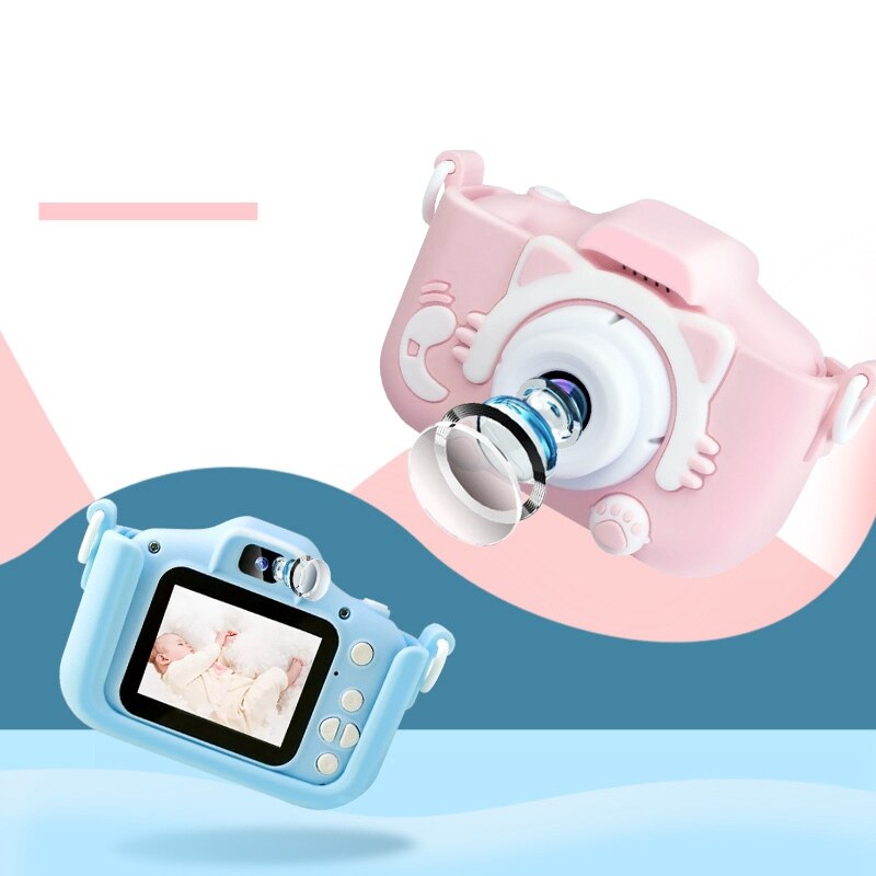 2,0 zoll Bildschirm freundlicher Kamera Mini Digital 1920x1080P Foto freundlicher Kamera mit 8G TF Karte 600 MAh Polymer Lithium-Batterie Spielzeug G