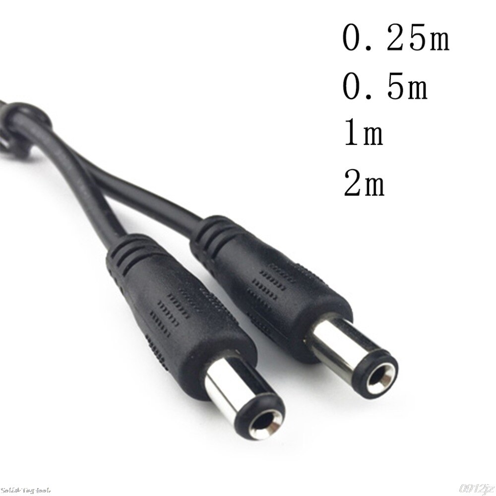 Dc Power Plug 5.5X2.1 Mm Male Naar 5.5X2.1 Mm Mannelijke Cctv Adapter Connector Kabel Power Extension koorden
