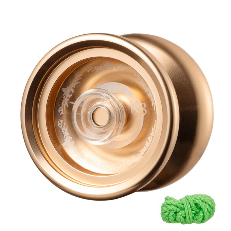 MAGICYOYO K3 Metal Yoyo Side Shaft Top Fingerplay Aluminum Alloy Yoyo With Strings Christmas: Default Title