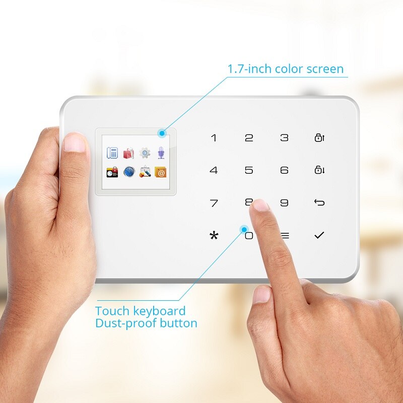 Draadloze Gsm Alarmsysteem G18 Draadloze Inbraak Alarm Systeem Draadloze Alarmsysteem App Op Afstand Controle