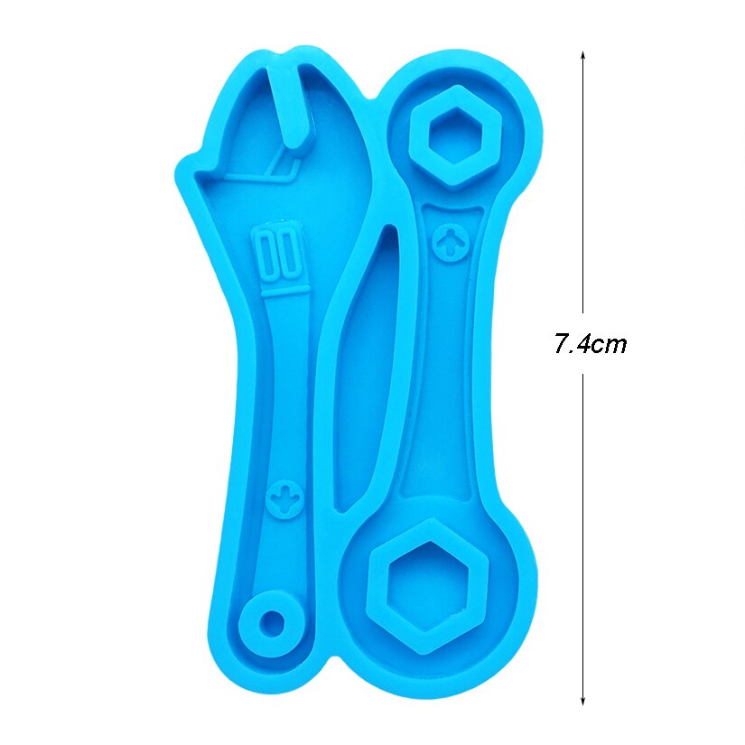 Spanner Wrench Silicone Mold Resin Tools Sugarcraft Chocolate Cupcake Baking Mould Fondant Cake Decorating Tools