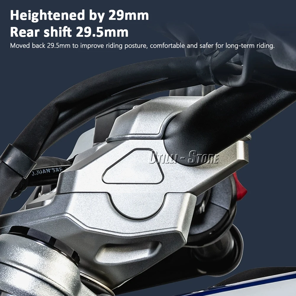 For BMW R 1300 GS R1300gs Motorcycle Handlebar Riser Bar Mount Handle Clamp Kit R1300GSA R1300GS Adventure