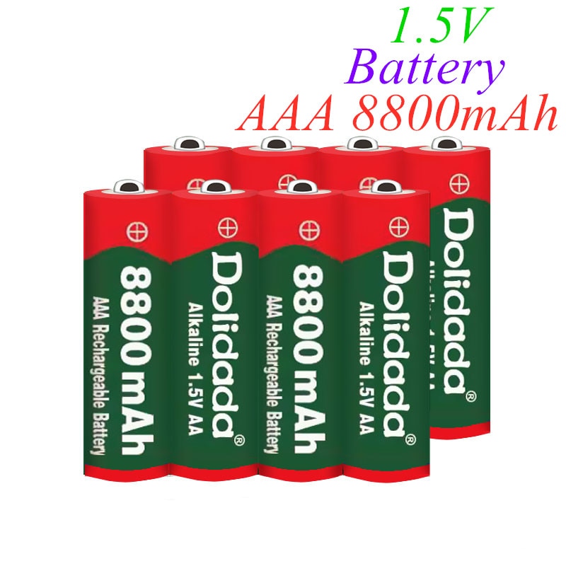Aaa Batterij 8800 Mah 1.5V Alkaline Aaa Oplaadbare Batterij Voor Afstandsbediening Speelgoed Hoge Capaciteit Batterij