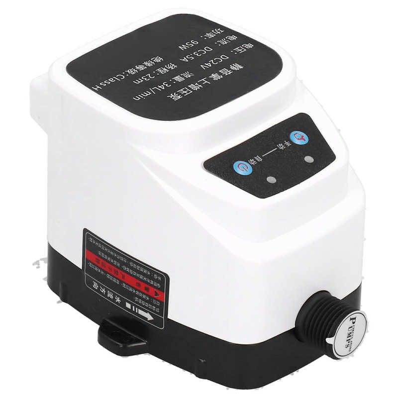 95W 1/2in DC 24V Automatic Booster Pump Solar Water Heater Small Pipeline Water Pump US Plug