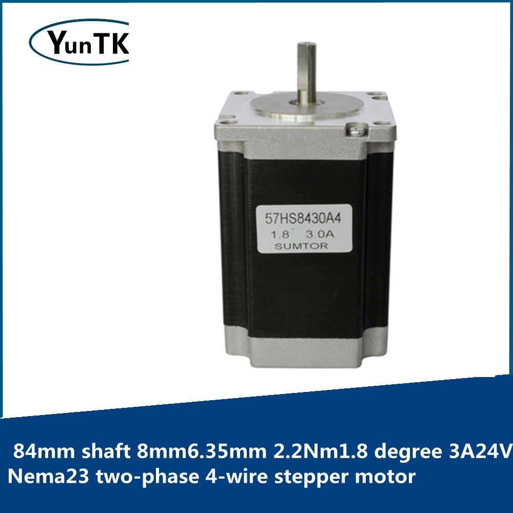 Nema23 two-phase 4-wire stepper motor 84mm shaft 8... – Vicedeal
