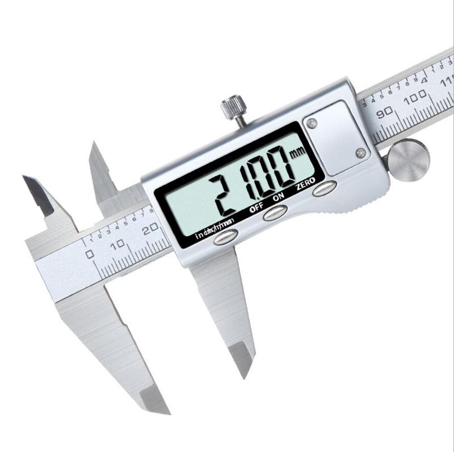 Metalen 150mm Rvs Elektronische Digitale Schuifmaat Micrometer Meten Gauge Micrometer 6-Inch Elektronische Schuifmaat