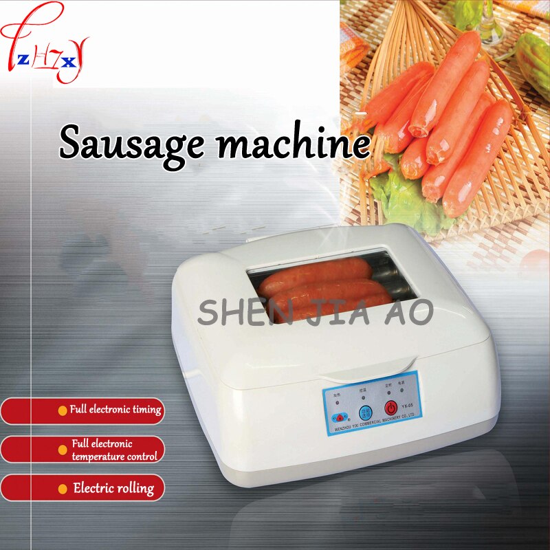 1pc 110 / 220V home mini baked sausage machine electric grilled dog sausage machine children breakfast good helper