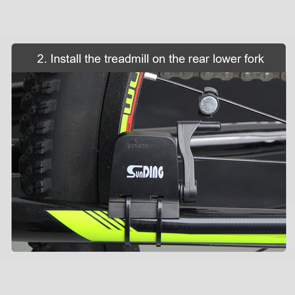 SunDing Drahtlose Speedmeter Rennrad MTB Sensor Fahrrad Computer Bike Speed Cadence Sensor