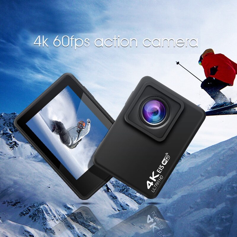 Action Camera Ultra HD 4K 2.0 inch LCD 30M Underwater Waterproof Helmet Camera Sport Camera with Mounts and Accessories