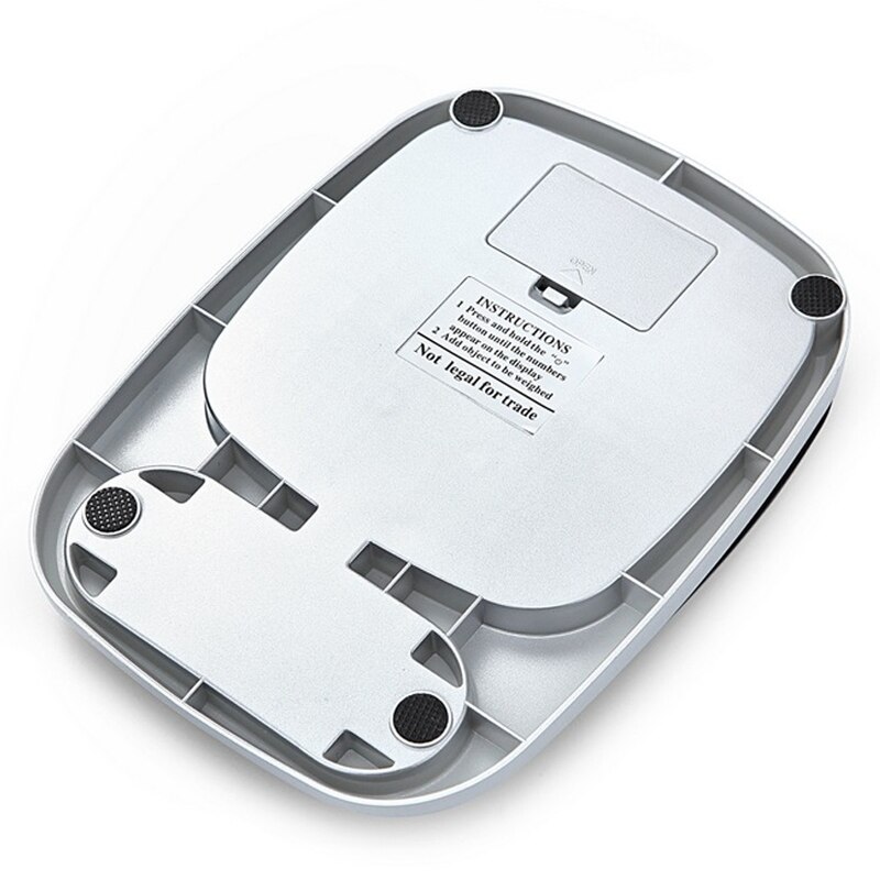 LED Electronic Digital kitchen Scale Balance Cuisine Food Scale Cooking Measure Tools Stainless Steel Weighing Measure 10KG