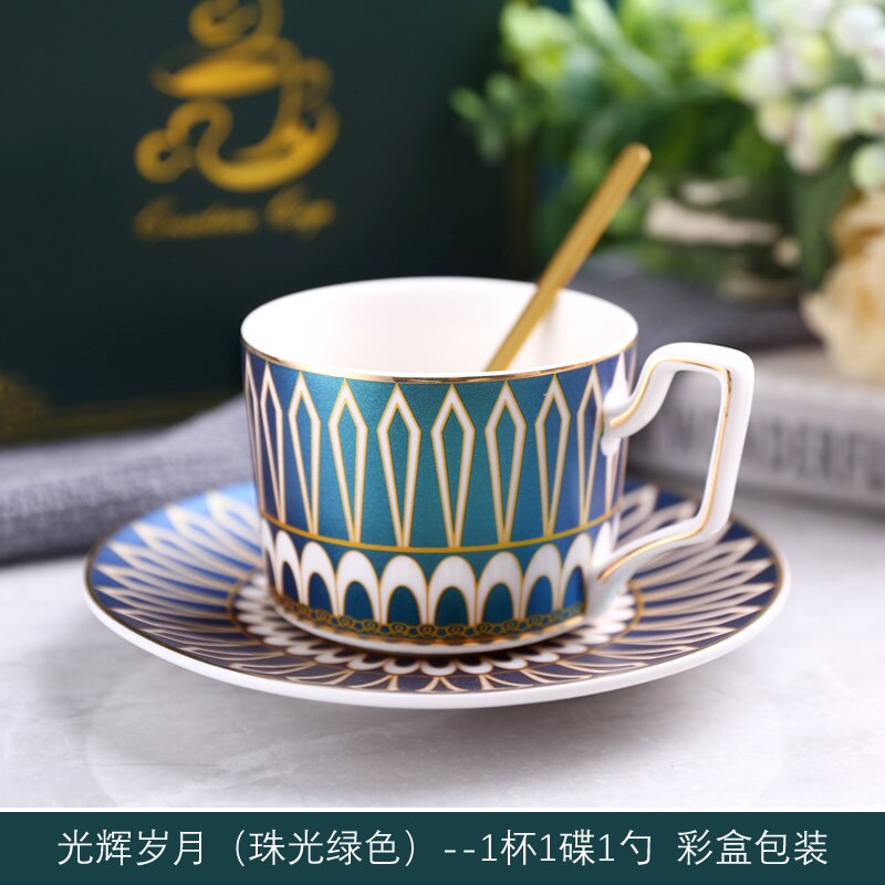 Cute Modern Coffee Cup And Saucer Set Travel Eco Friendly Cup And Saucer Drinkware Filizanki Do Kawy Reusable Mug BD50CS: style9