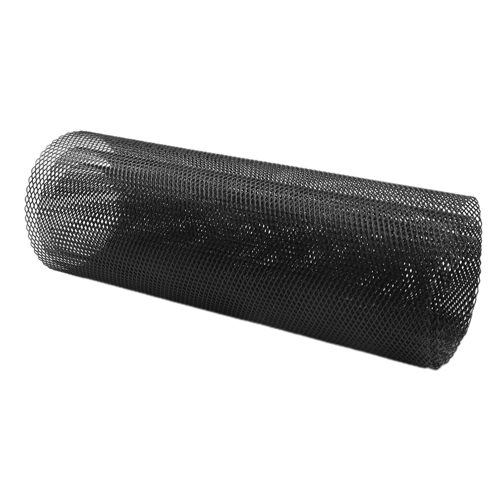 Car Vent Silver Aluminum Grille Mesh Sheet Black 39.37x12.99inch Bumper