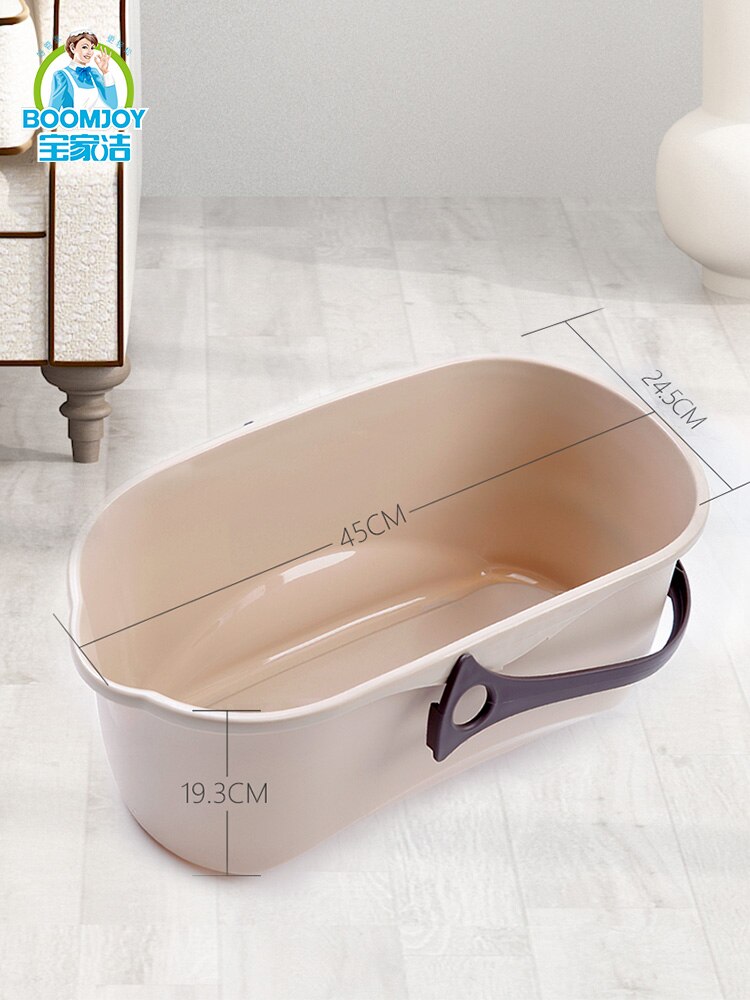 Wash mop bucket rectangular plastic thick large bucket household mop bucket mopping bucket bucket sponge sponge bucket