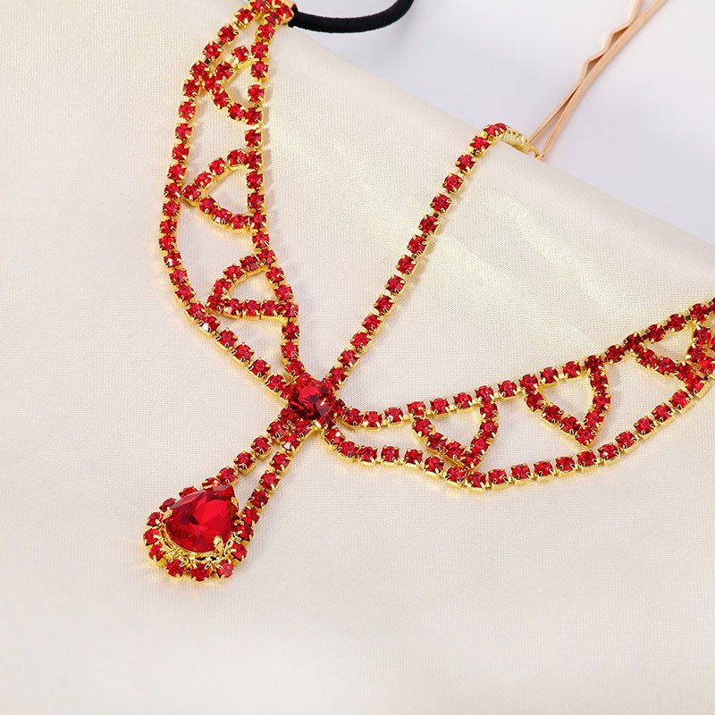 Neueste Kopf Kette Headwear Schmuck Kopfschmuck Haar Zubehör Prom Dekoration Anhänger für Frauen