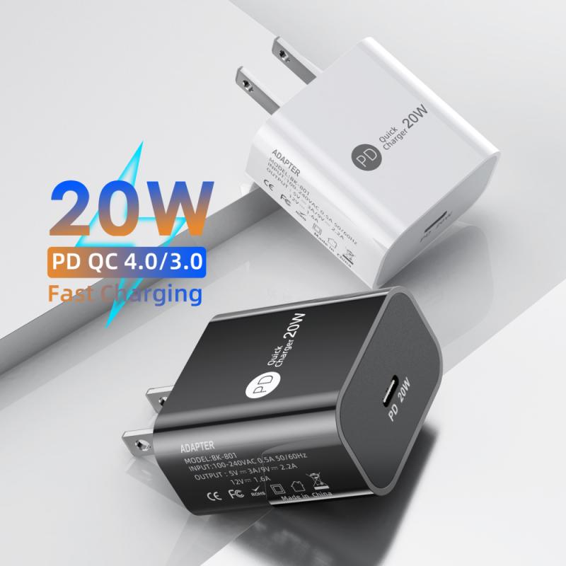 Pd 20W Snel Opladen Usb C Lader Voor Iphone 12 Pro Max Ipad Huawei Snelle Opladen Lader Type-C Usbc Muur Telefoon Oplader