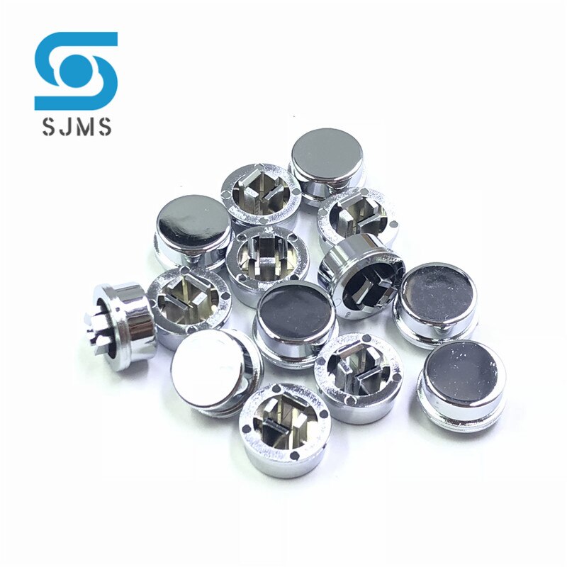 10Pcs A24 Zilver Switch Cap + B3F-4055 12*12*7.3 Mm Tactile Push Button Micro Tact Schakelaars