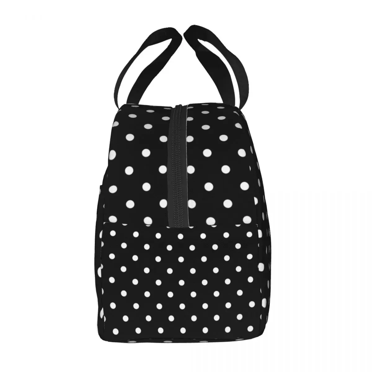 Lunchtas voor heren Dames Leuke polkadot thermische koeler Draagbare school Oxford lunchbox Voedselzak