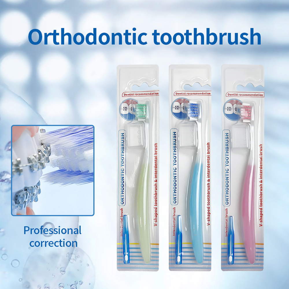 U-vormige Tandenborstel Orthodontie Diepe Reiniging Voor Beugels Volwassen Orthodontische Zachte Tandenborstels Orale Tandheelkundige Tandenborstel