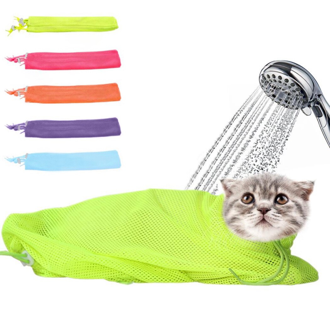 Cat Grooming Bag Cleaning Bathing Restraint Shower Nail Cutting Medicine Cat Pet Washing Products Special Multifunctional Suit