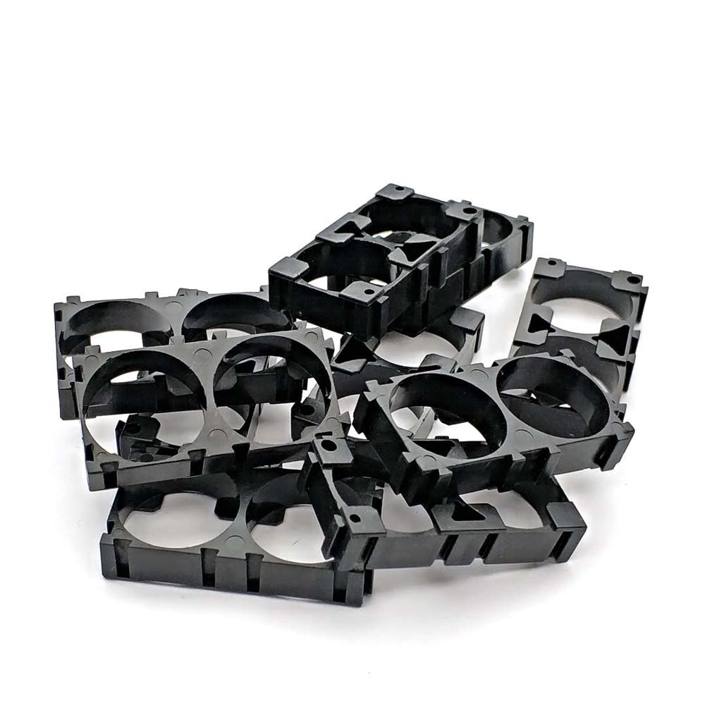 1*2 21700 Battery Holder Bracket Cell Safety Anti Vibration Plastic Brackets for 21700 Batteries