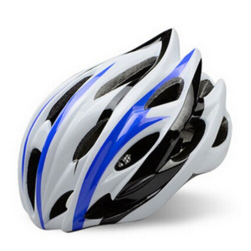 Ultralight Fietshelm Comfort Veiligheid Eps Fietshelm Fiets Sport Road Helm Mannen Vrouwen Casco Ciclismo: Blue White