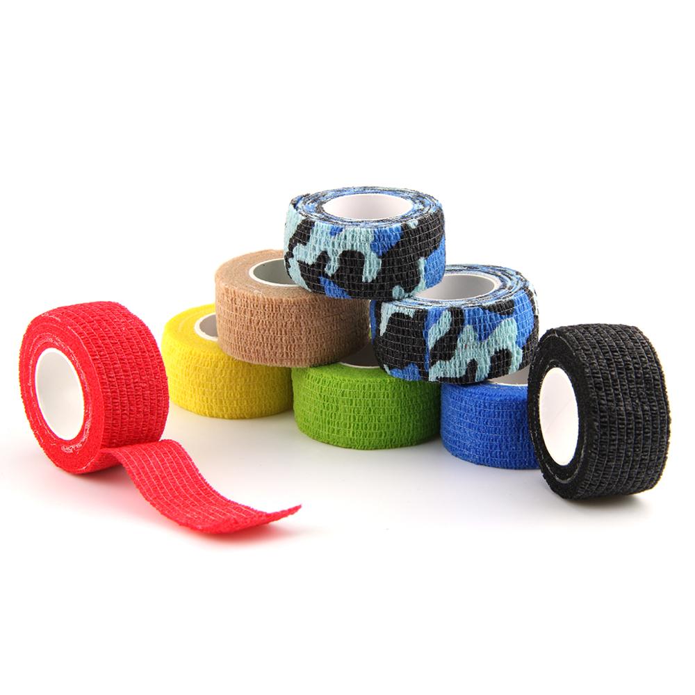 8 ruller selvklæbende bandage sport tape vandtæt nonwoven trænings sport tape finger wrap tape sammenhængende bandage smertepleje