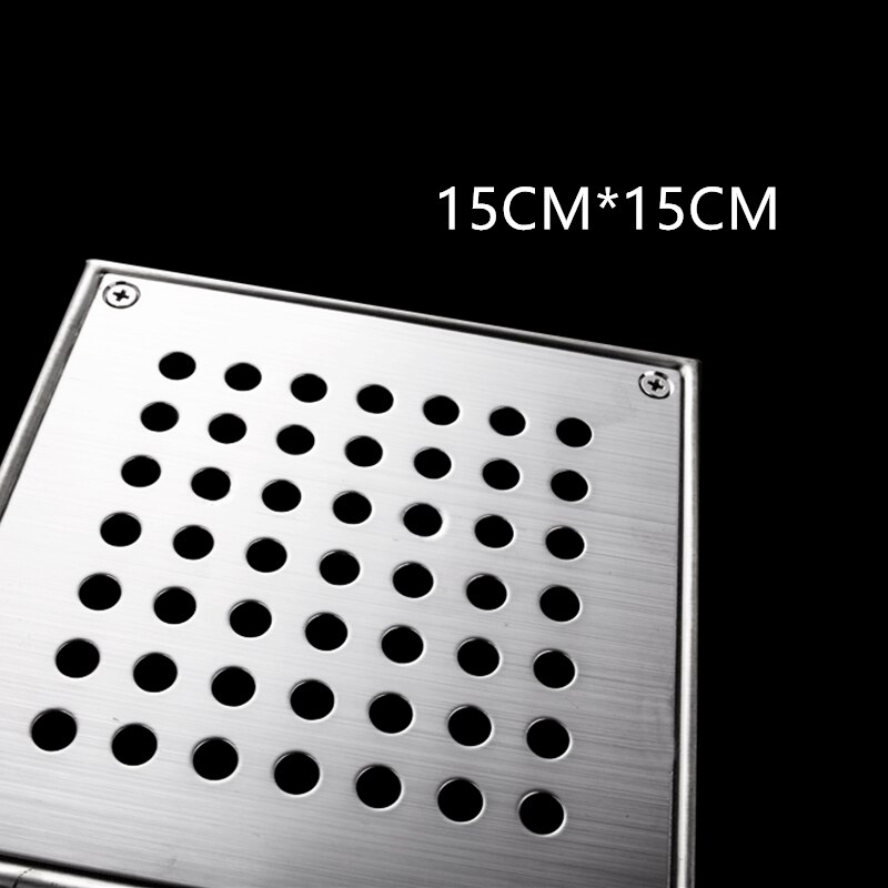 Dusche Ablauf 15*15 cm Super Größere Boden Ablauf Bad Ablauf Gebäude Material Platz Wasser Ablauf Bad Zubehör
