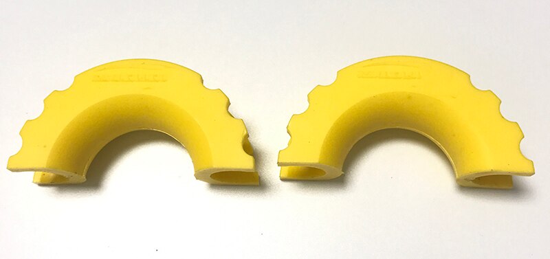 2 stücke Schäkel Schutz Abdeckung 5/8 D Schäkel Isolator Anti Rassel Schutz Abschleppen Teile Für Jeep Offroad Erholung 4x4 zubehör: 2Stck-Gelb