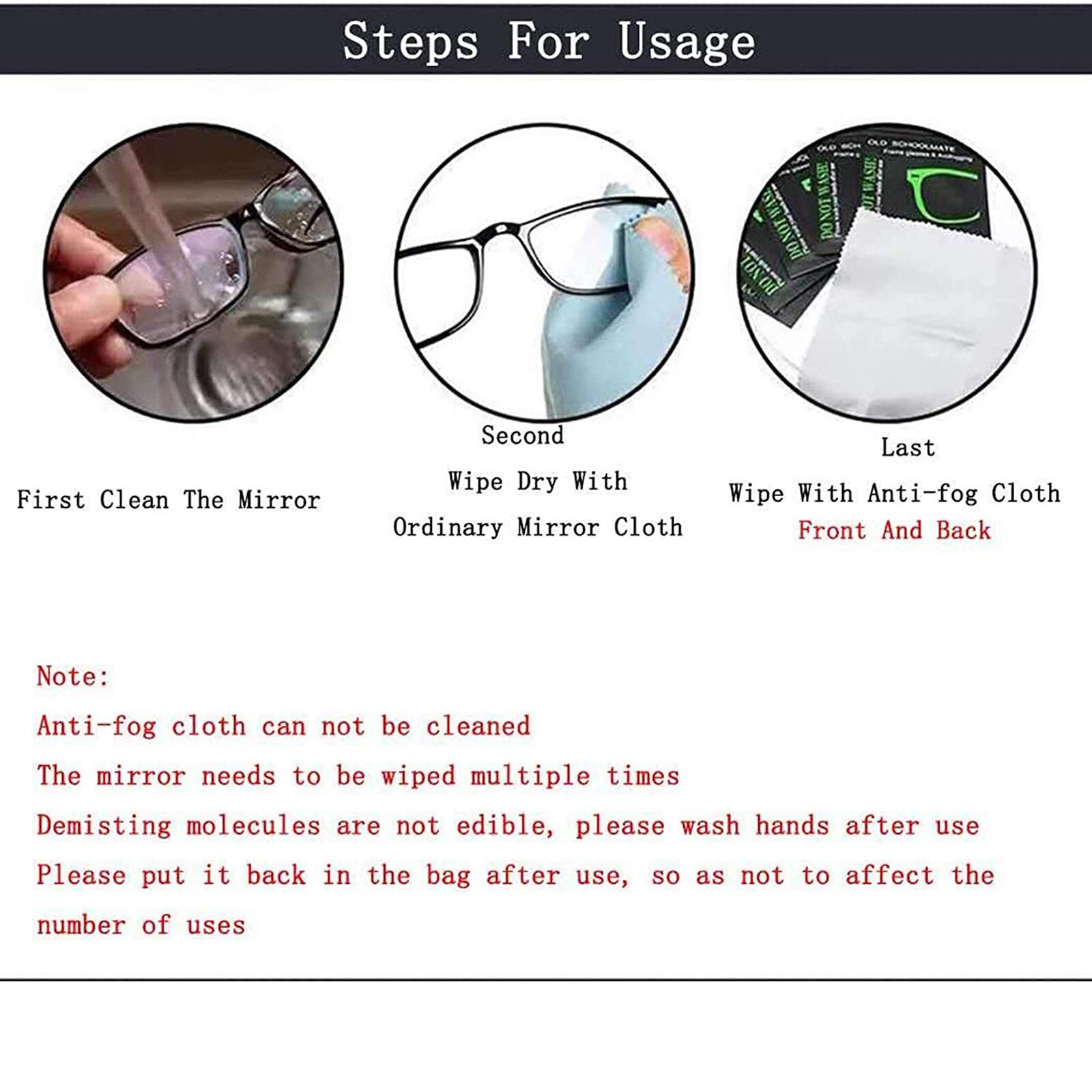 15x18cm 5PCS Glasses Cloth Microfiber Cleaner Cloths Cleaning Glasses Lens Clothes Black Eyeglasses Cloth Eyewear Accessories