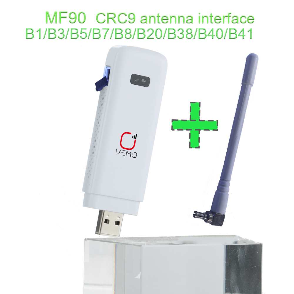 MF90 Tragbarer kabelloser tragbarer 4G-WLAN-Router mit Antennenschnittstelle, USB-Karte, vollständiger Netzwerk-Zugangspunkt