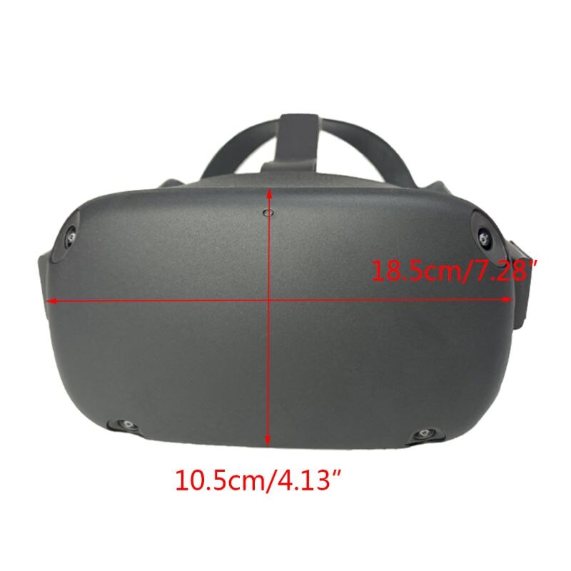 Anti-ripe vr beskyttelse huddeksel for oculus quest shell cap tilbehør  r9ua