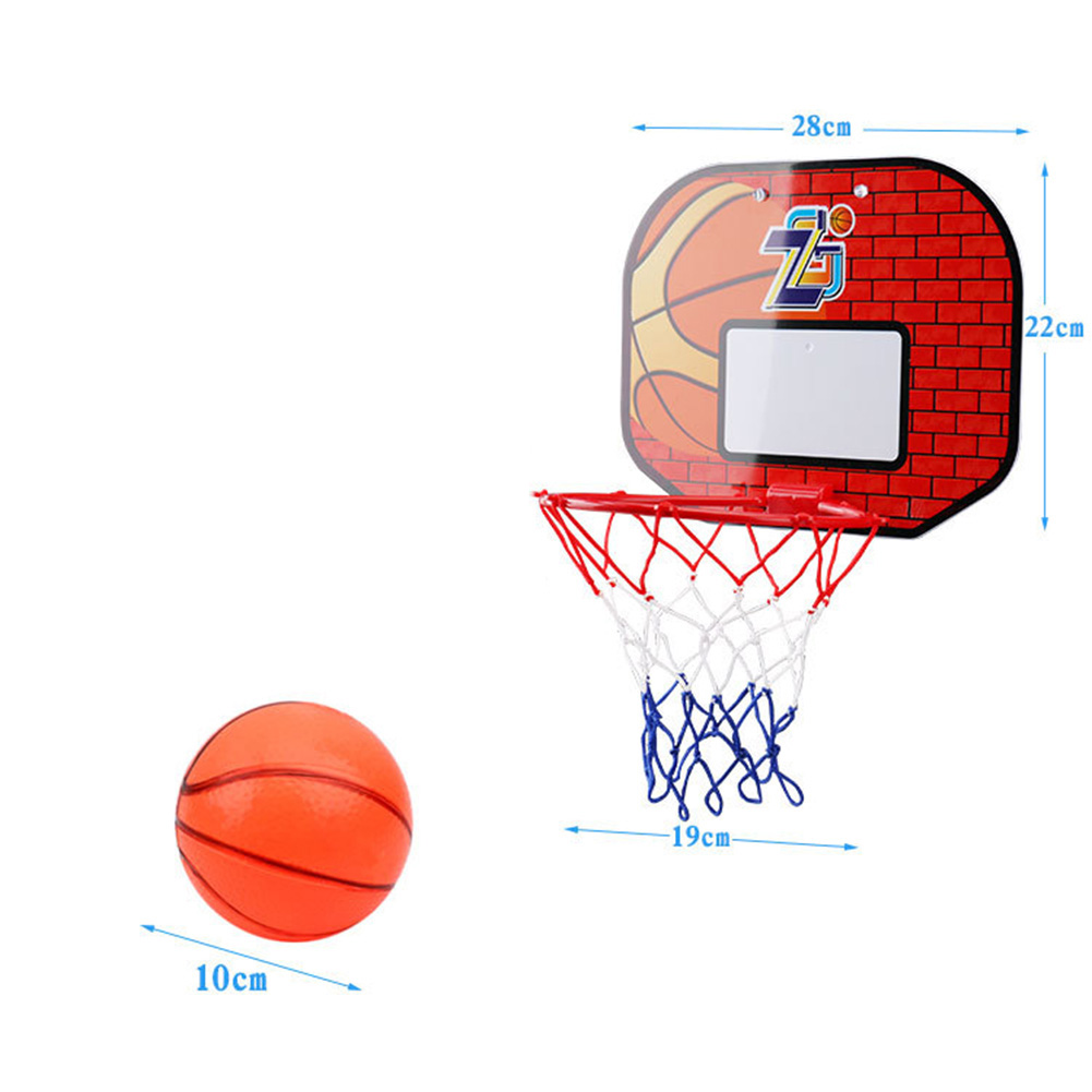 Kinder Mini Basketbal Hoepel Met Elektronisch Scorebord Bal Backboard Outdoor Indoor Excersise Accessoire Grappig Spel Speelgoed: Bordeaux