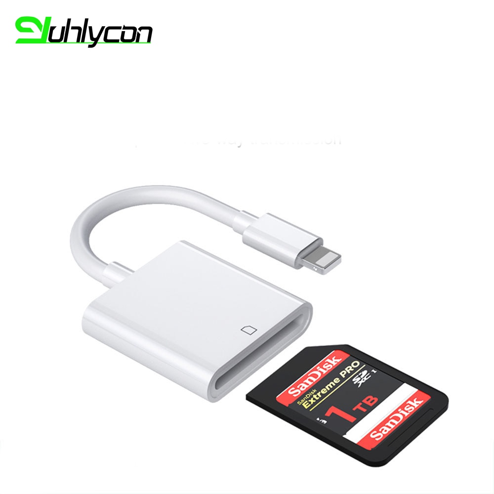 Lighting SD Card Reader Adapter Flash Drive Smart Memory Tool For Iphone Ipad