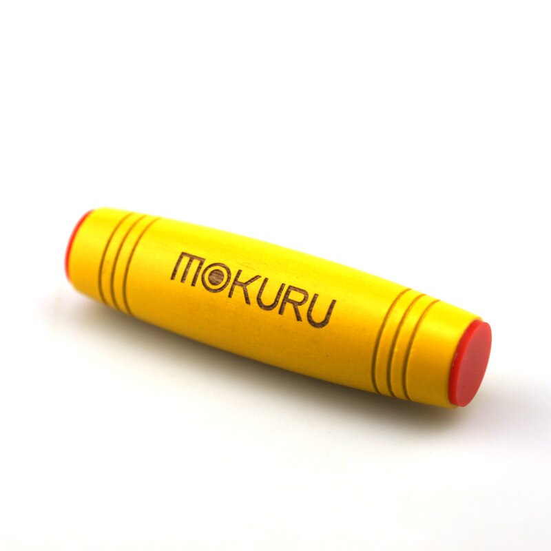 Mokuru fidget rollver stressaflastning desktop flip legetøj hånd-øje koordination koncentration træner japan det fantastiske skrivebords legetøj: Gul
