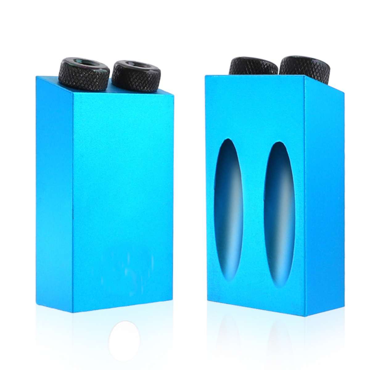 15Pcs Woodworking Pocket Hole Jig Kit 15 Degress Oblique Hole Locator Drill Guide Set Hole Puncher Carpentry Toos